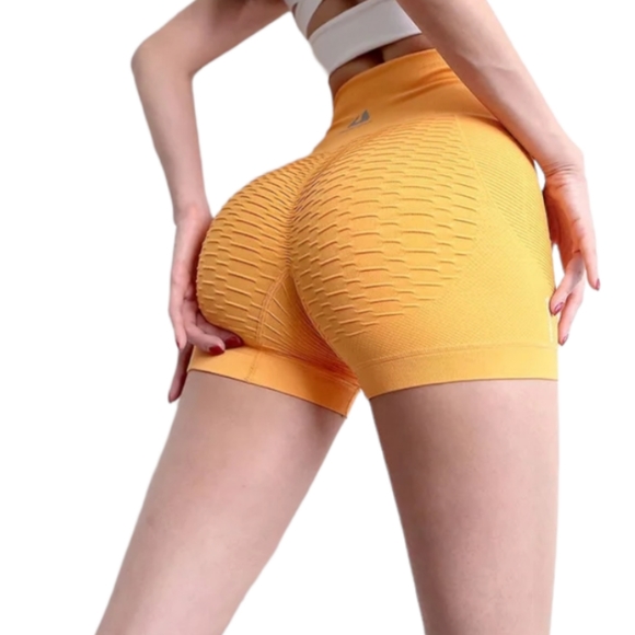 3 Pack Women's seamless High Waist Cut Shorts Athletic to Sleepwear Yoga Pants - Picture 5 of 5